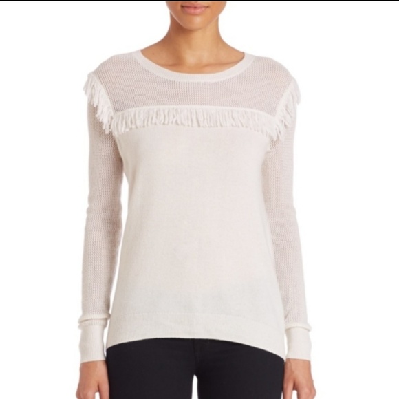 Rebecca Taylor Tops - Rebecca Taylor Fringe Sweater